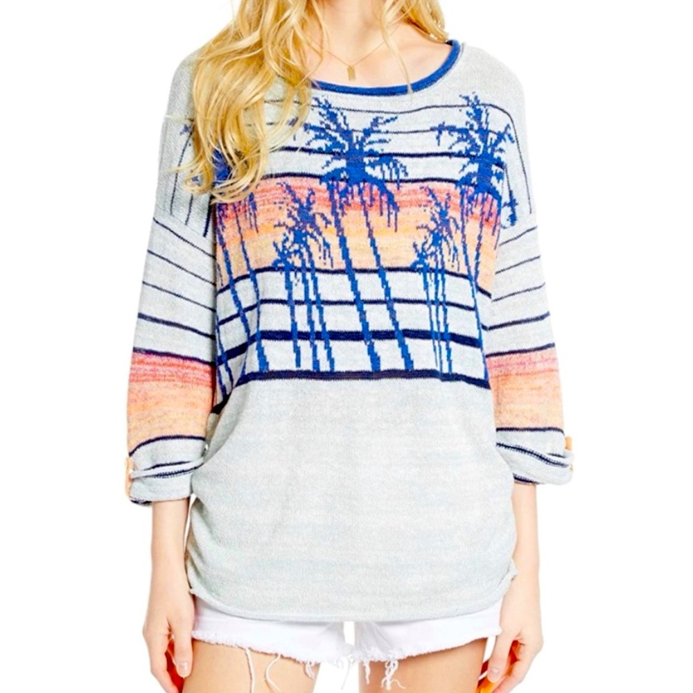 Free People // Palm Breeze Graphic Sweater🌛
